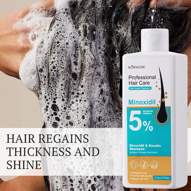 Kormesic 5% Minoxidil and Keratin Shampoo - 265g