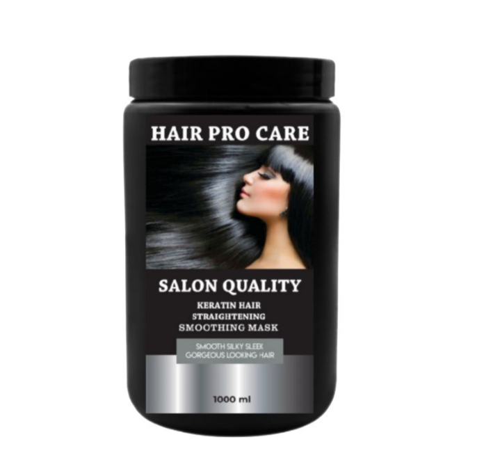 Hair Pro Care Keratin Hair Straightening & Smoothing Mask – Professional Frizz Control & Repair (1000ml)
