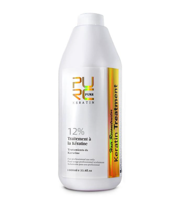 Pure Brazilian Keratin Hair Treatment – Professional Anti-Frizz Straightening & Repair System (1000ml)