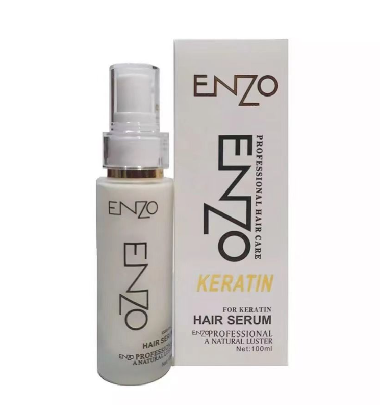 Enzo Keratin Hair Serum – Professional Anti-Frizz & Repair Treatment (100ml)