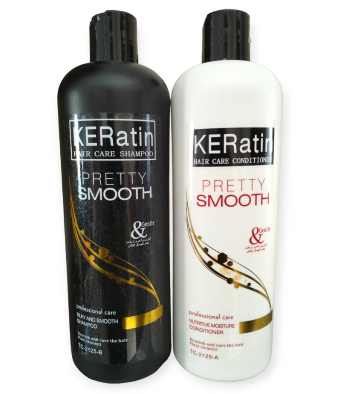 Keratin Pretty Smooth Sulfate-Free Shampoo & Conditioner – Frizz Control & Nourishing Duo (2 × 780ml)