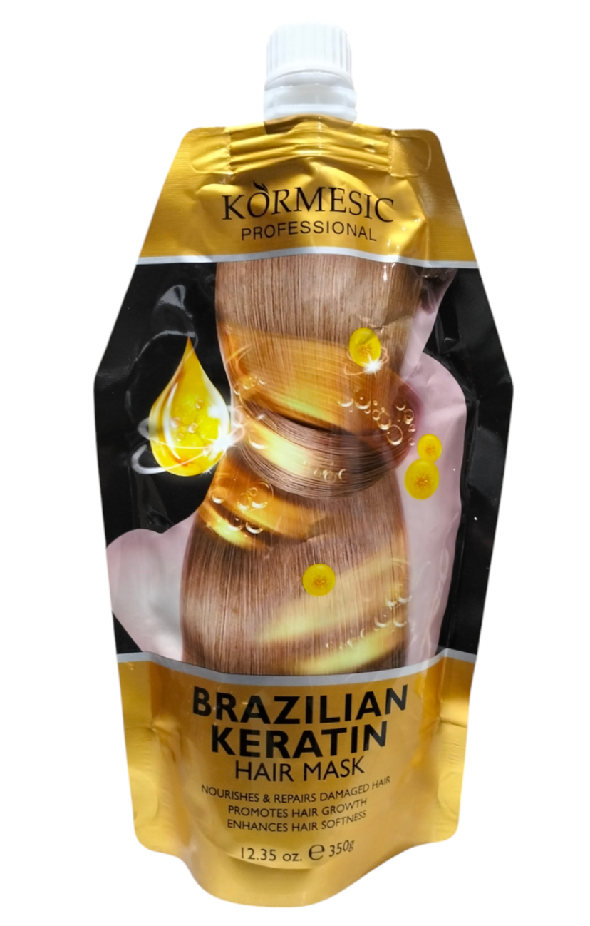 KORMESIC Brazilian Keratin Hair Mask 350ml – Deep Repair & Nourishing Hair Treatment